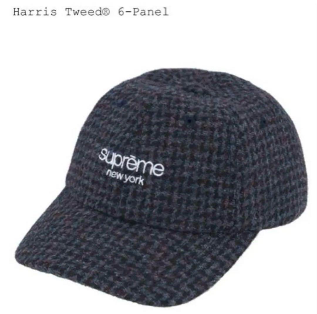 supreme Harris Tweed 6-Panel キャップ