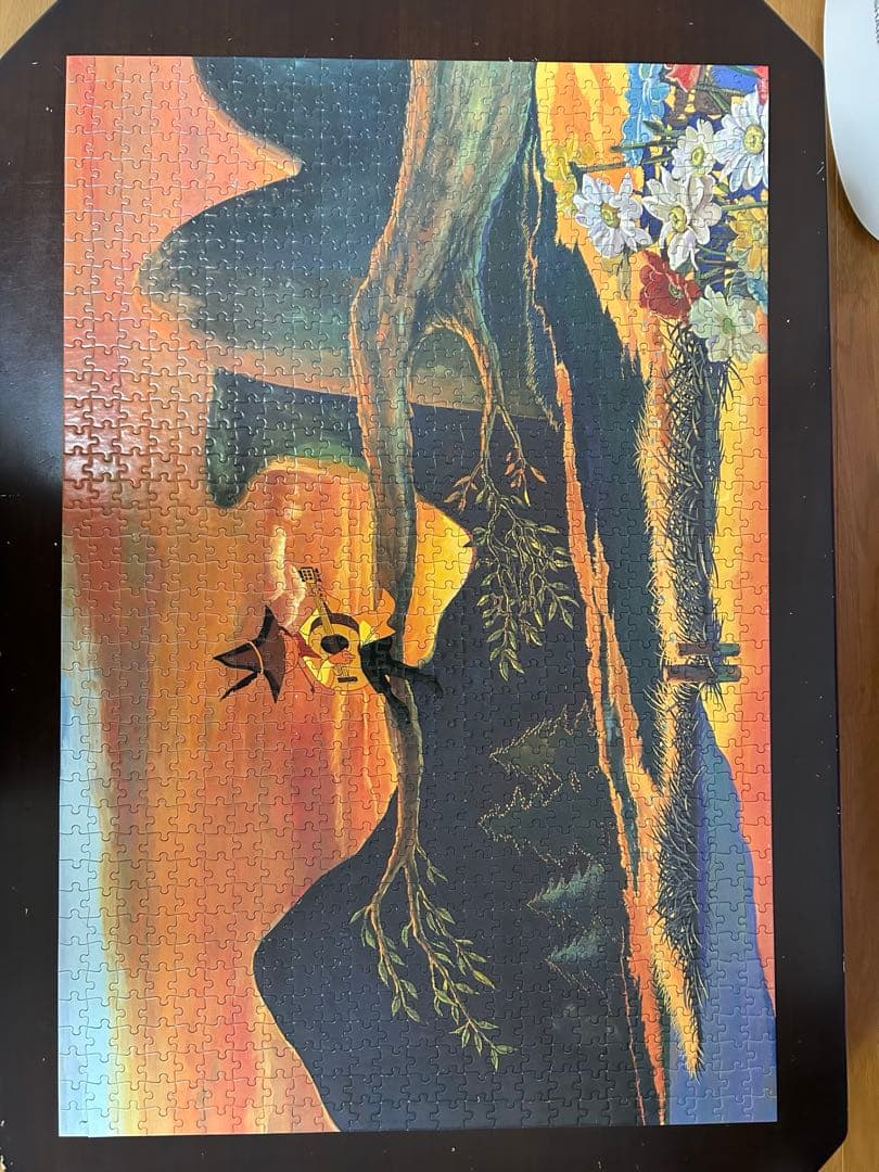 ジグソーパズル ムーミン 夕暮れのスナフキン 1000ピース 中古品