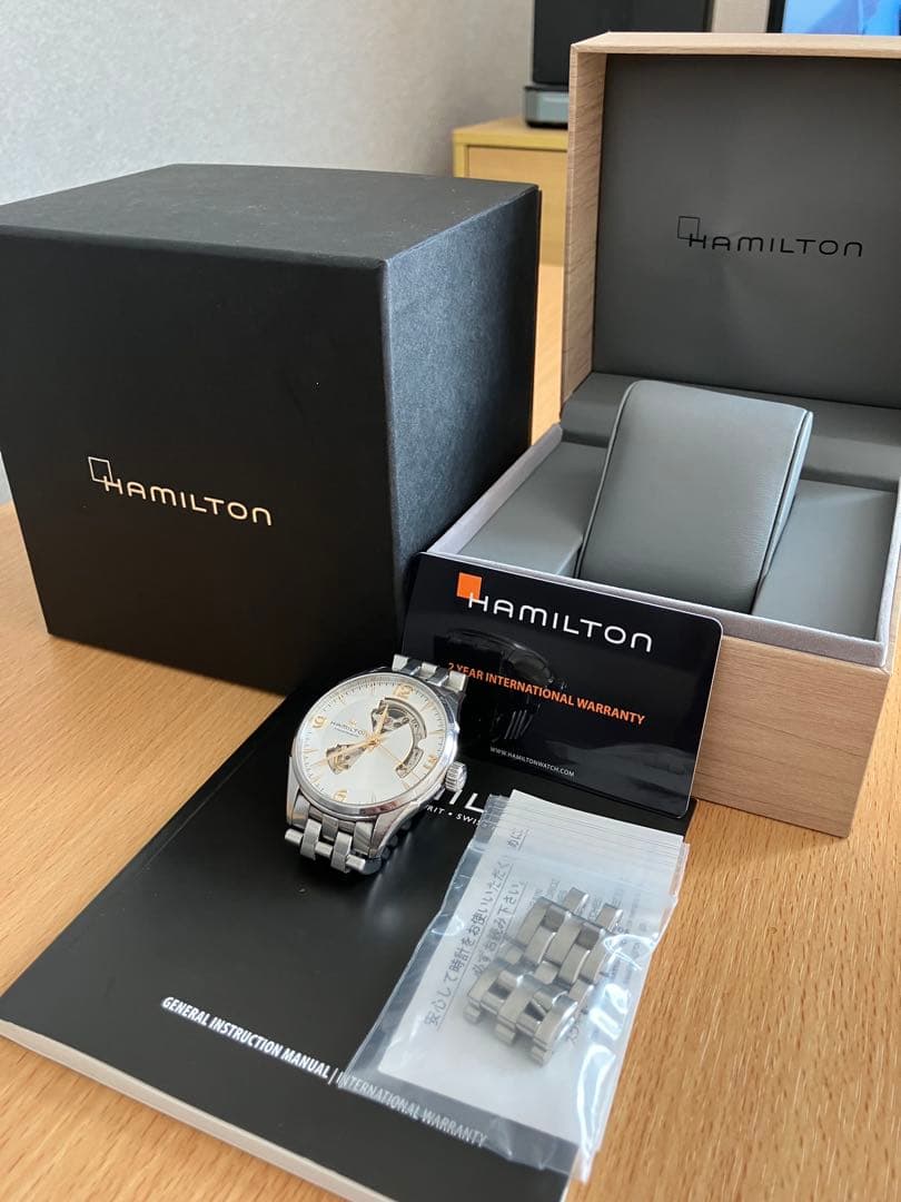 HAMILTON 自動巻き時計 スケルトン