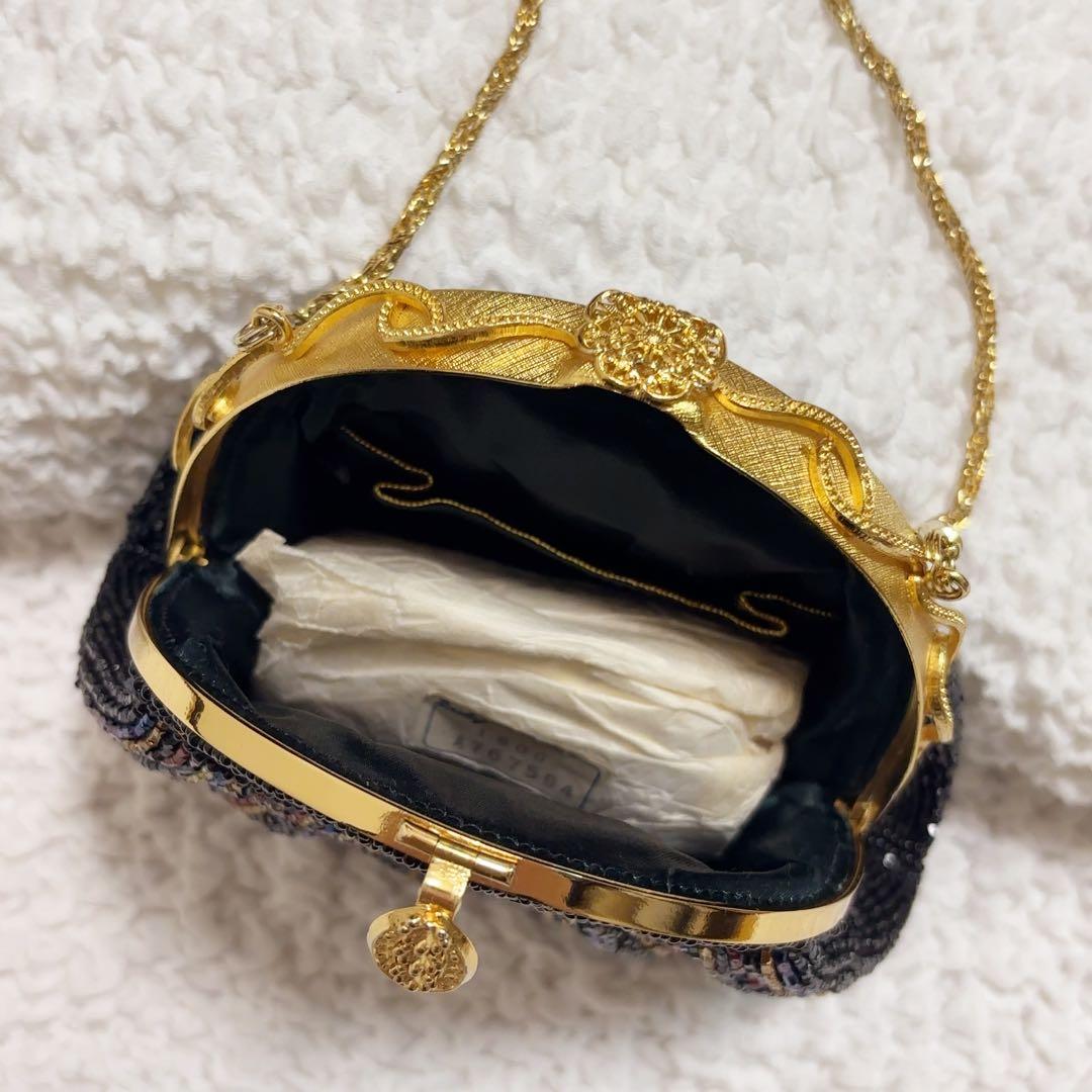 ルミー はしもと ビーズバッグ 和装 マルチカラー パーティバッグ ヴィンテージ