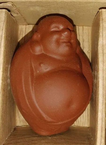 七福神置物　赤土焼き　三枝惣太郎作　送料込み