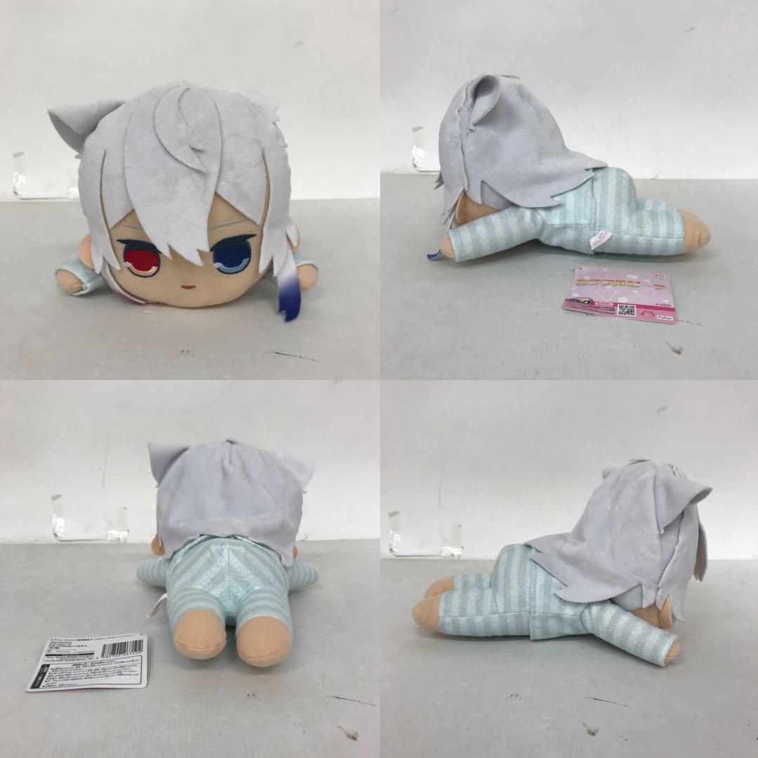 カラフルピーチ ねそべりBIGぬいぐるみ きゅるまるイラストロングクッション