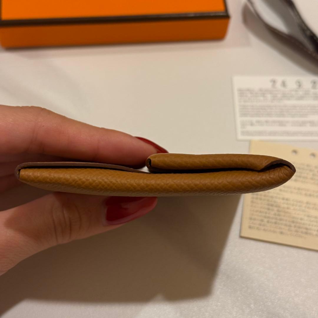 【新品未使用】HERMES エルメス バスティア ケース ゴールド