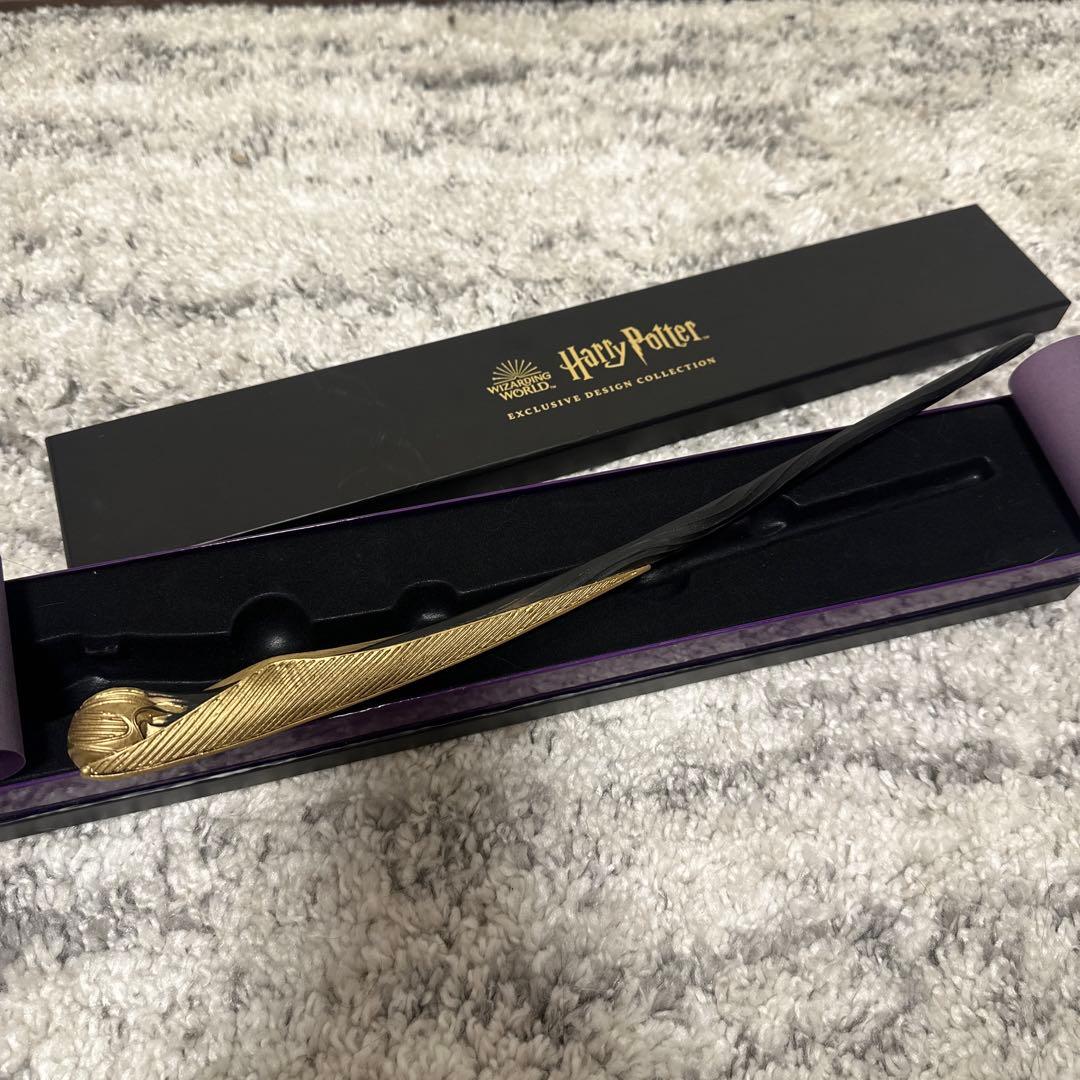 ハリーポッター ゴールデンスニッチワンド 杖 海外限定 スタジオツアー