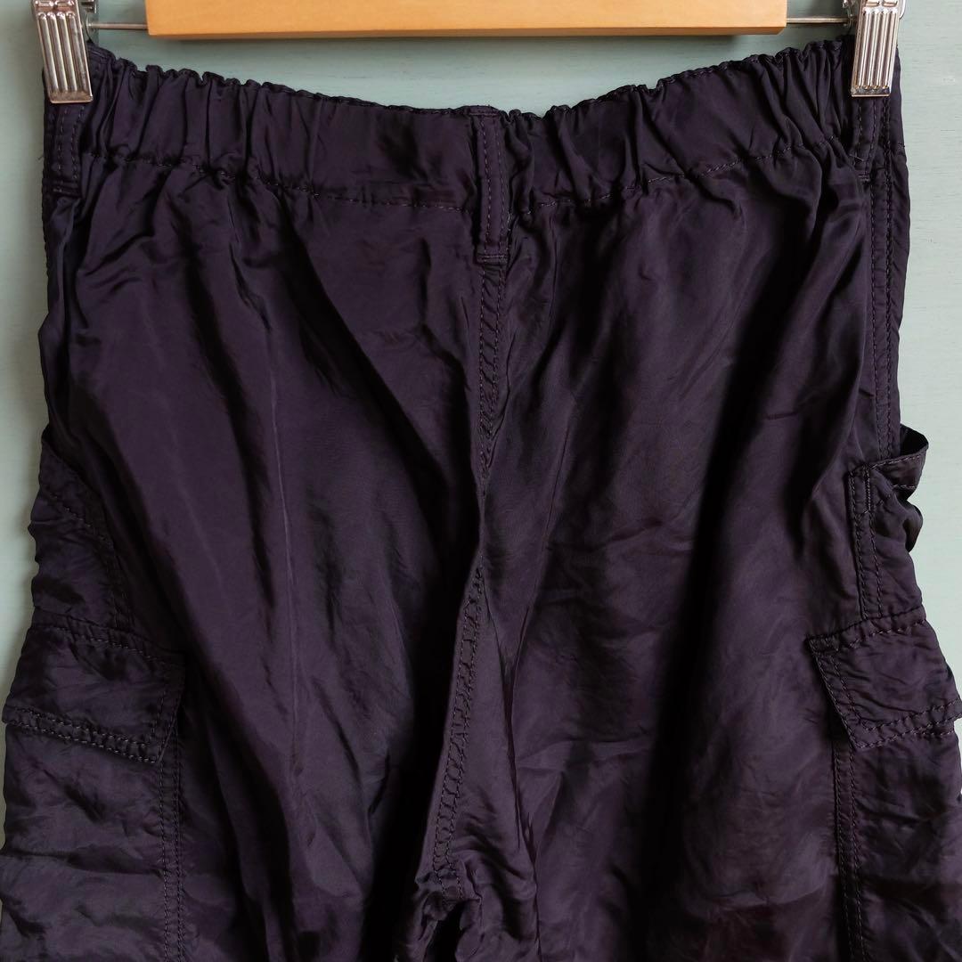 トリコ　コムデギャルソン キュプラ カーゴパンツ S 濃紺