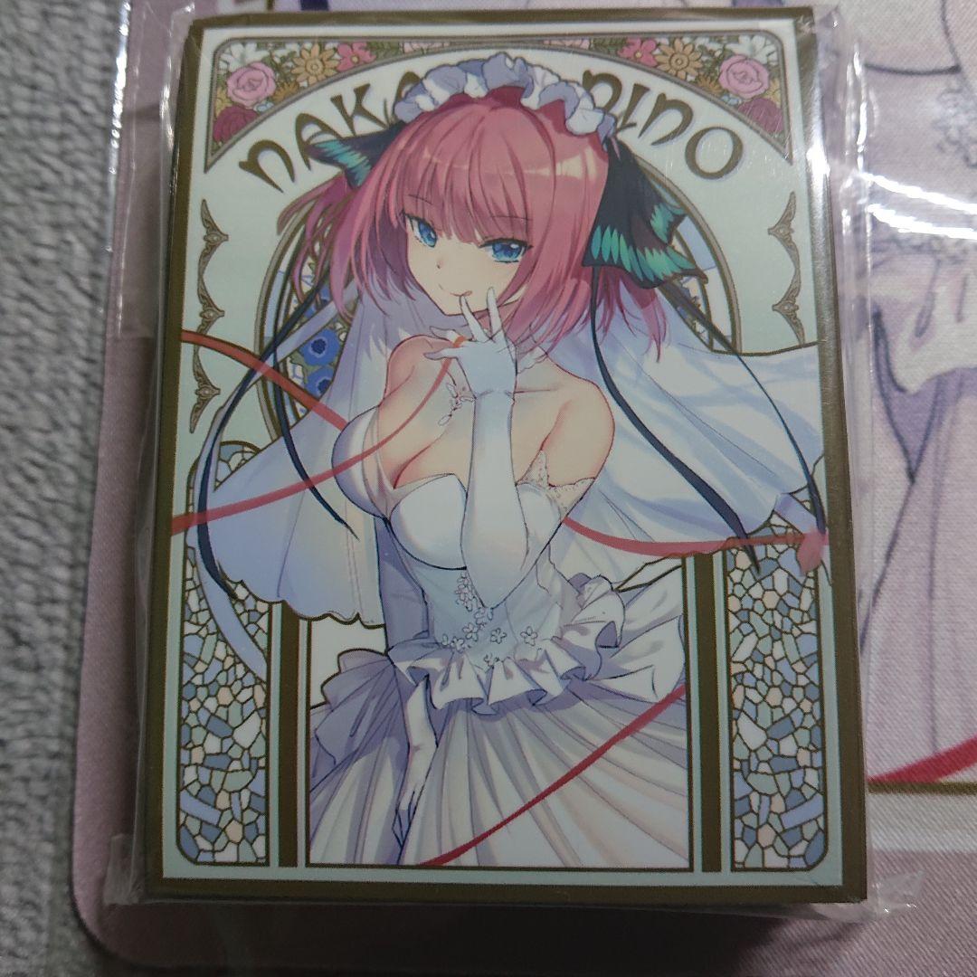 α1 五等分の花嫁 ウエディング&ミュシャ風 中野二乃 スリーブ&プレイマット