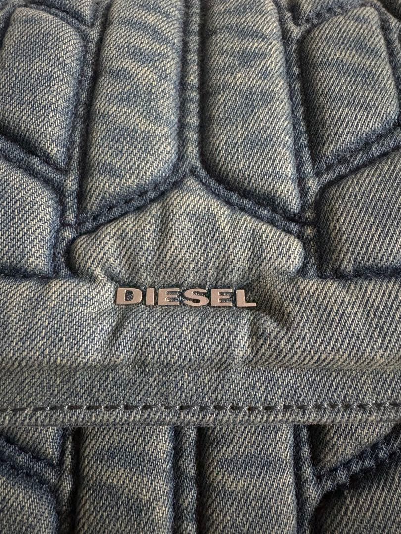 DIESEL デニム　キルティングショルダーバッグ