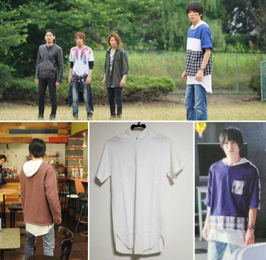 仮面ライダービルド桐生戦兎 着用衣装兼用風ロング丈パーカー Mサイズ