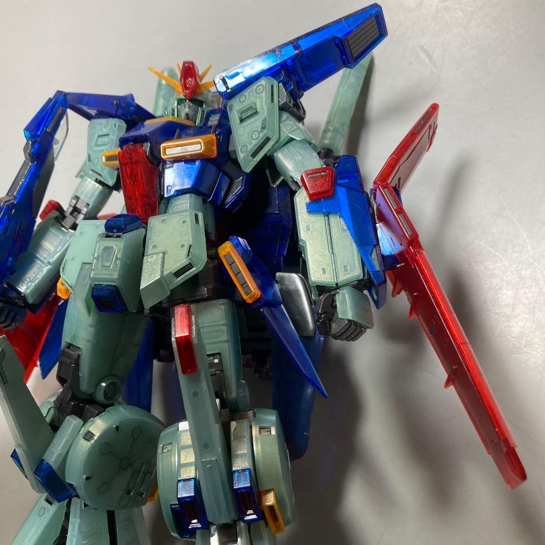 MGZZ GUNDAM \"Ver.Ka\" 限定版クリアメカニカルコアメッキ風塗装