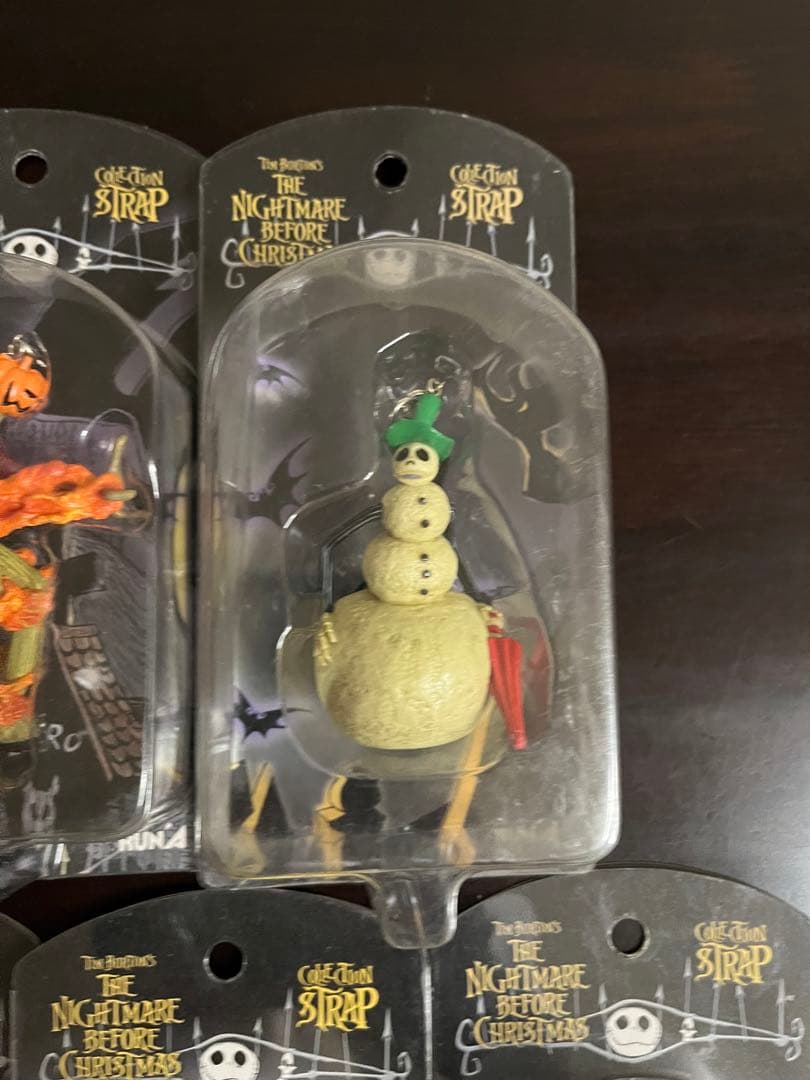ナイトメア・ビフォア・クリスマス フィギュアストラップ　7点セット