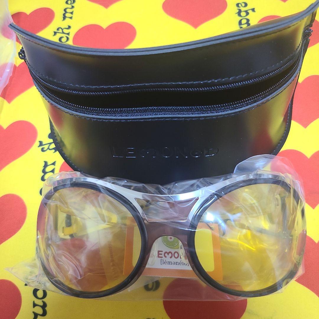 Lemond ラウンド型サングラス ケース付き - メルカリ
