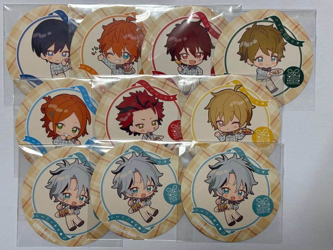 新品☆あんスタ☆Switch【逆先夏目】アニカフェ☆特典☆コースター☆2