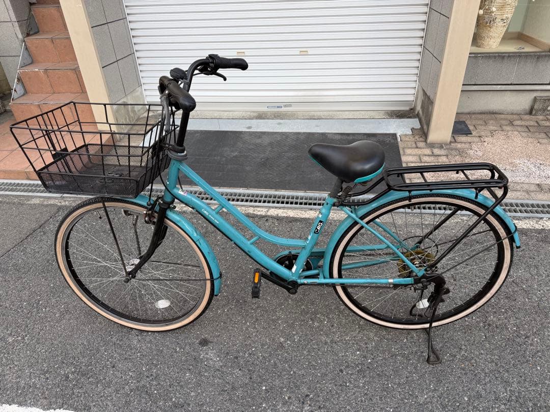 154 自転車 大阪市 【引取り限定】 美品 27インチ 変速付き - メルカリ