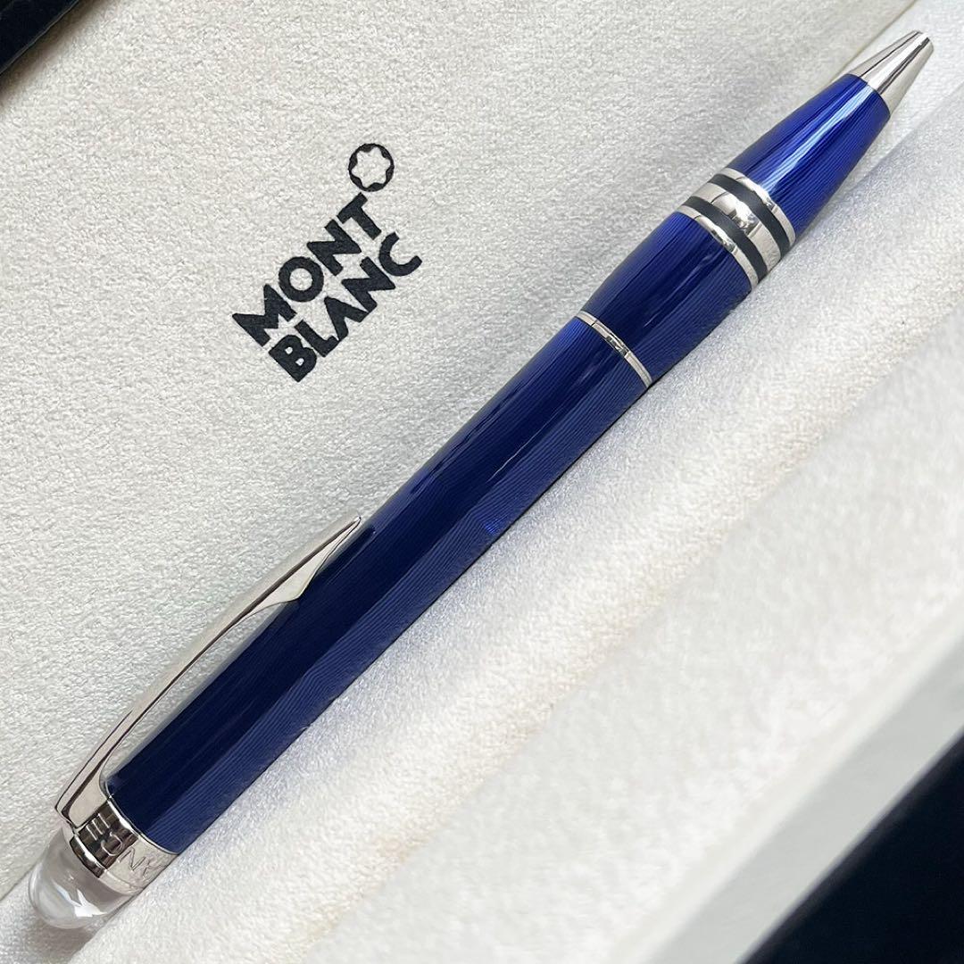 美品】モンブラン スターウォーカー ボールペン クールブルー