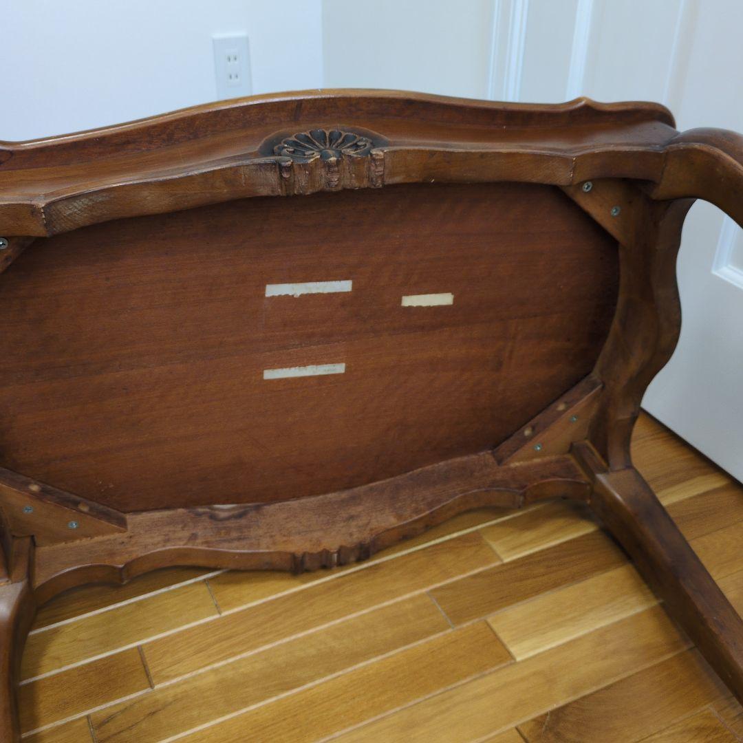 送料はこちら持ち☆】アンティーク木製クラッシックテーブル エレガント