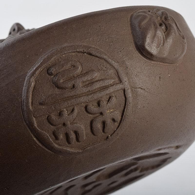 中国 紫砂 朱泥 漢詩人物文 宝瓶 急須 茶壷 C R9477の通販はau PAY