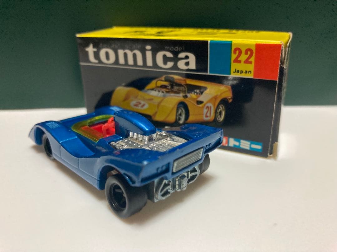 トミカ　No.22-1-1日本製　ニッサン　R-382 青色指定箱　入手難易度A