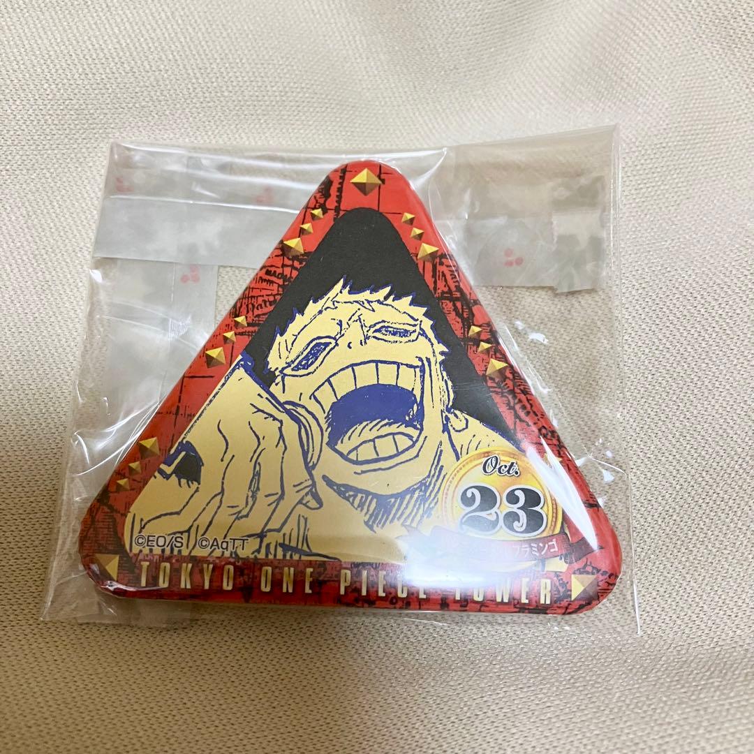 ワンピースタワー ドフラミンゴ トンガリ缶バッジ ワンピースタワー