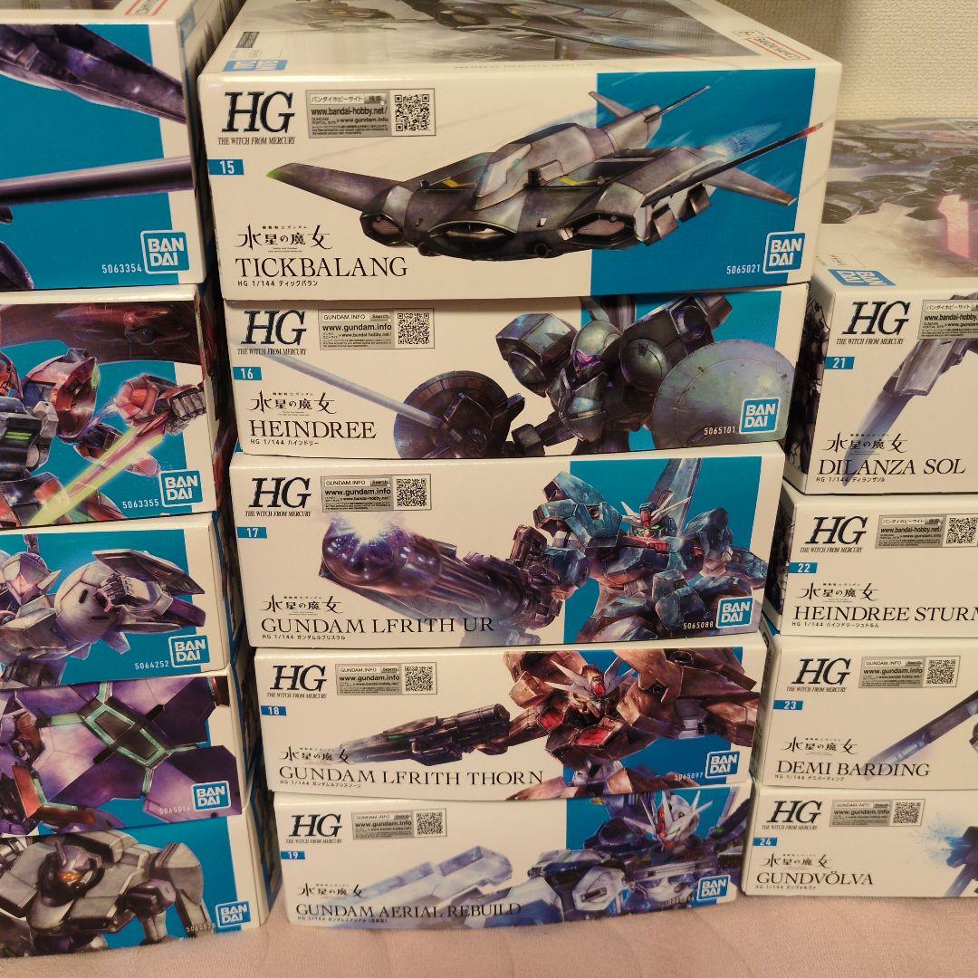 機動戦士ガンダム 水星の魔女 ガンプラ HG 19点セット