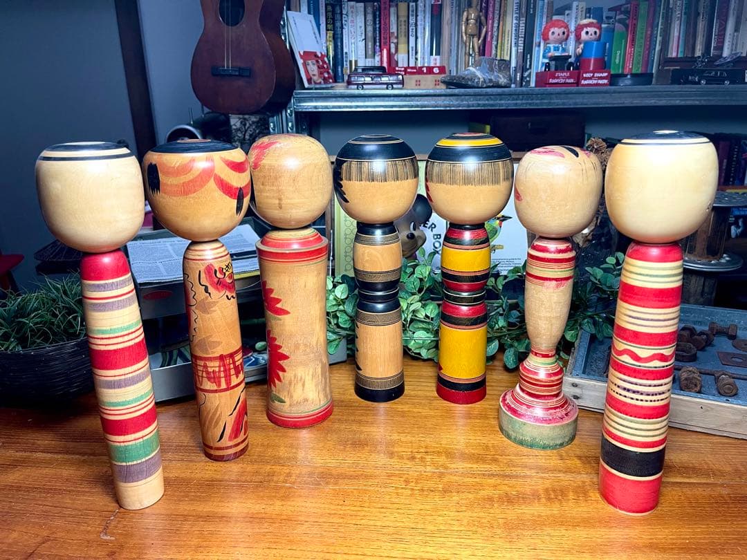 様々な作家・系統の『伝統こけし』全19体