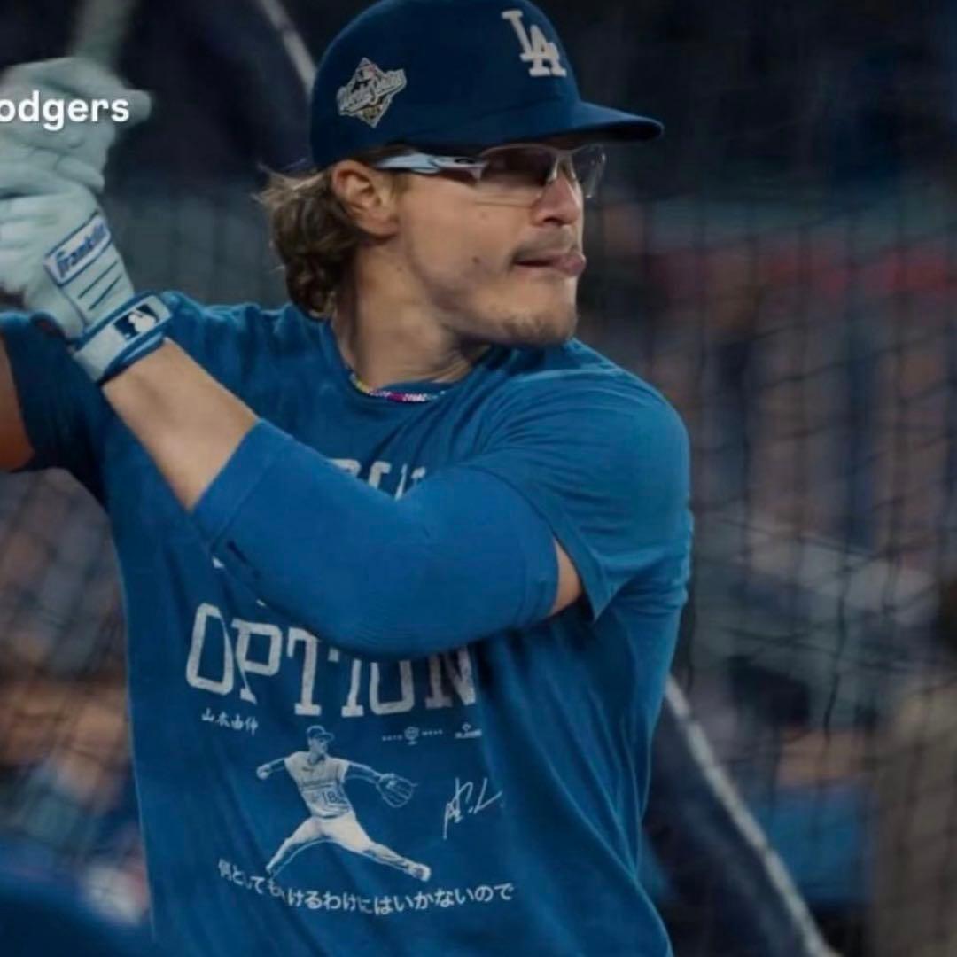 新品・ラスト1点】山本由伸選手 名言 Tシャツ M