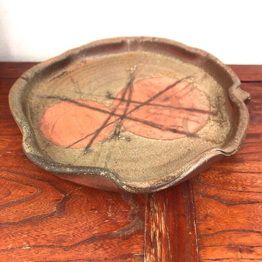 備前焼　柴岡守　葉鉢　フラワーベース　皿　置物　花　箱　器　飾