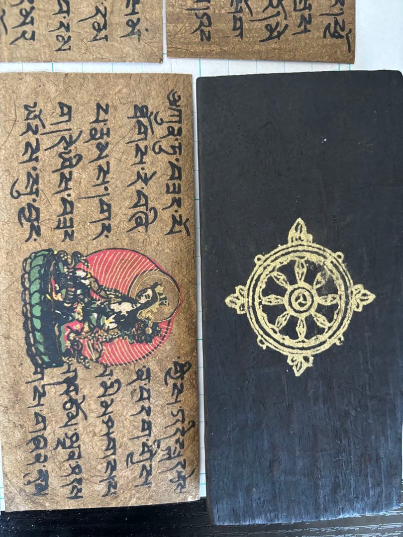 中国骨董品 チベット 仏 二つ