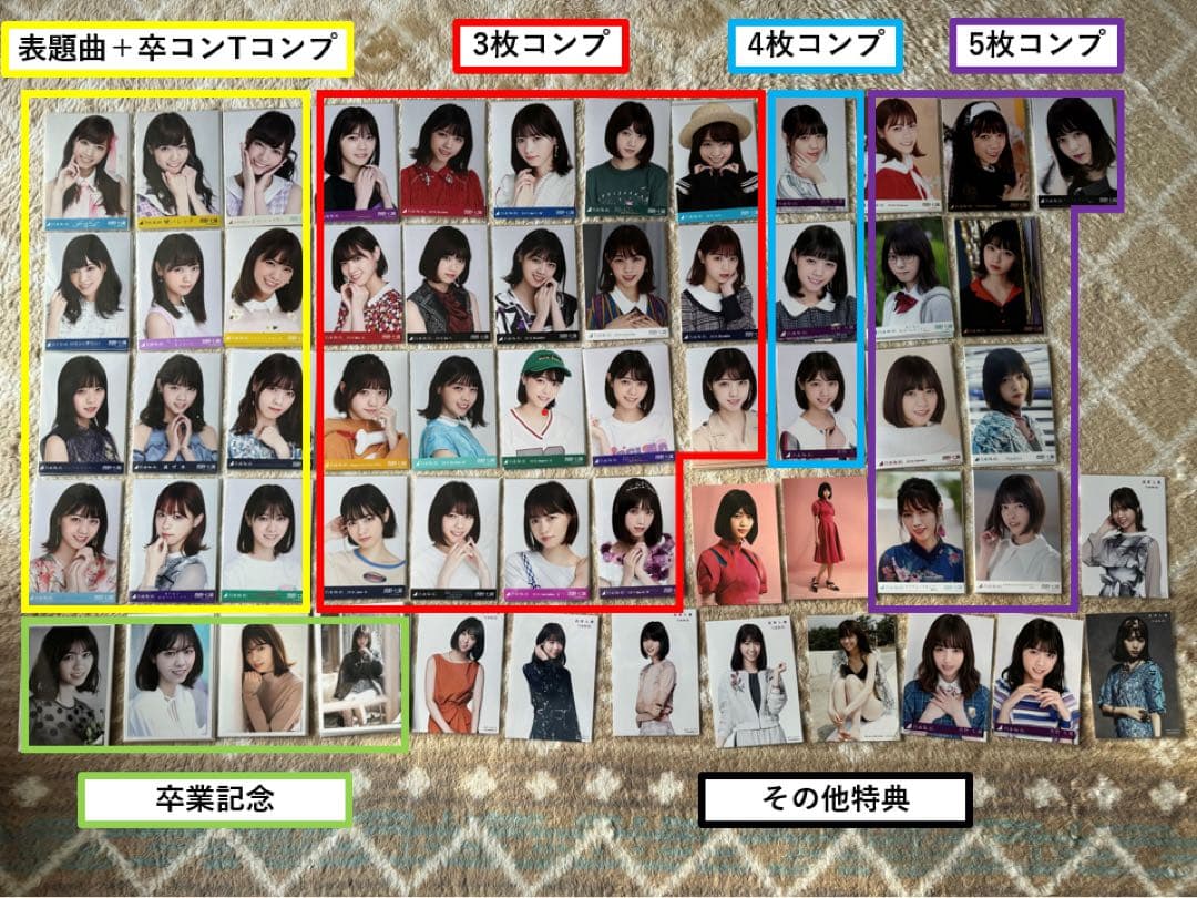 西野七瀬 生写真 コンプ まとめ売り