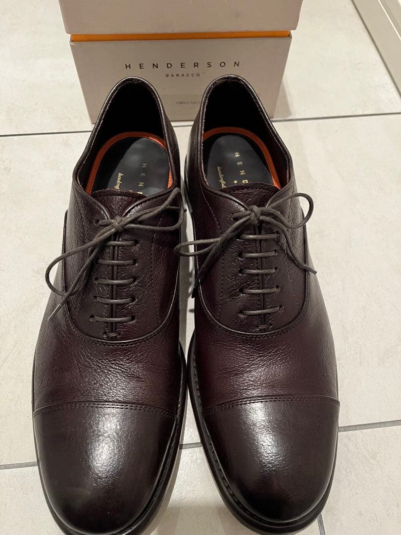 ほぼ未使用) イタリア靴 HENDERSON BARACCO