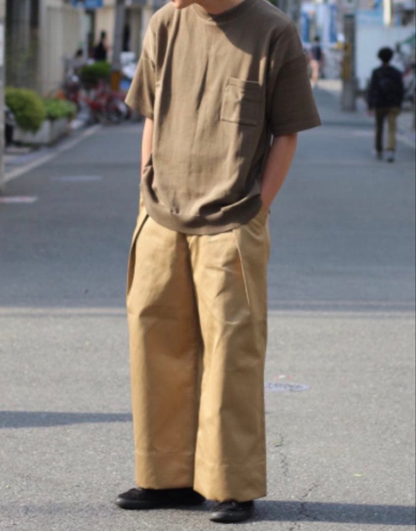 soumo BIG TUCK CHINO ビッグタックチノパンツ - メルカリ