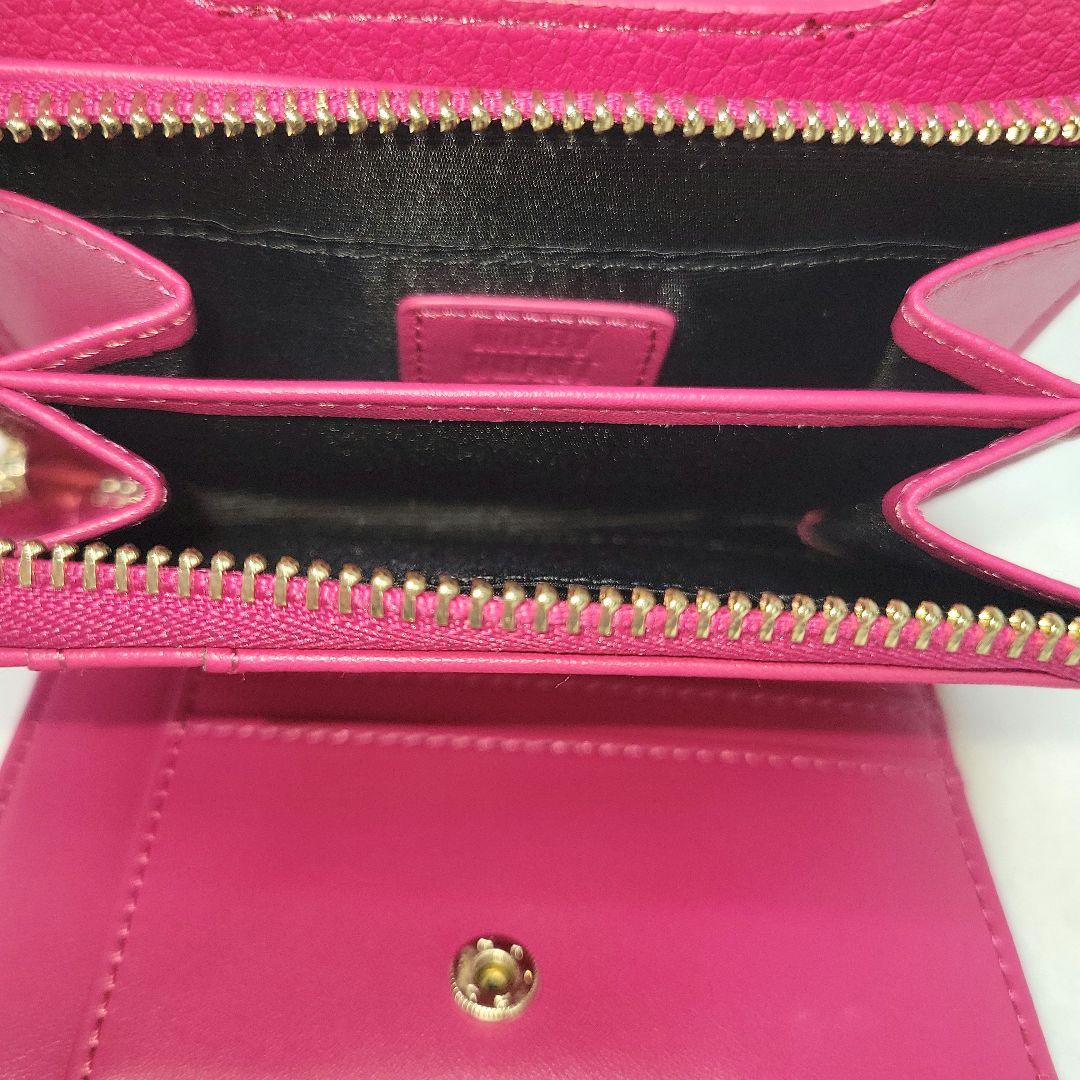 MARY QUANT】ハンドル付き2wayショルダーウォレット ピンク 未使用