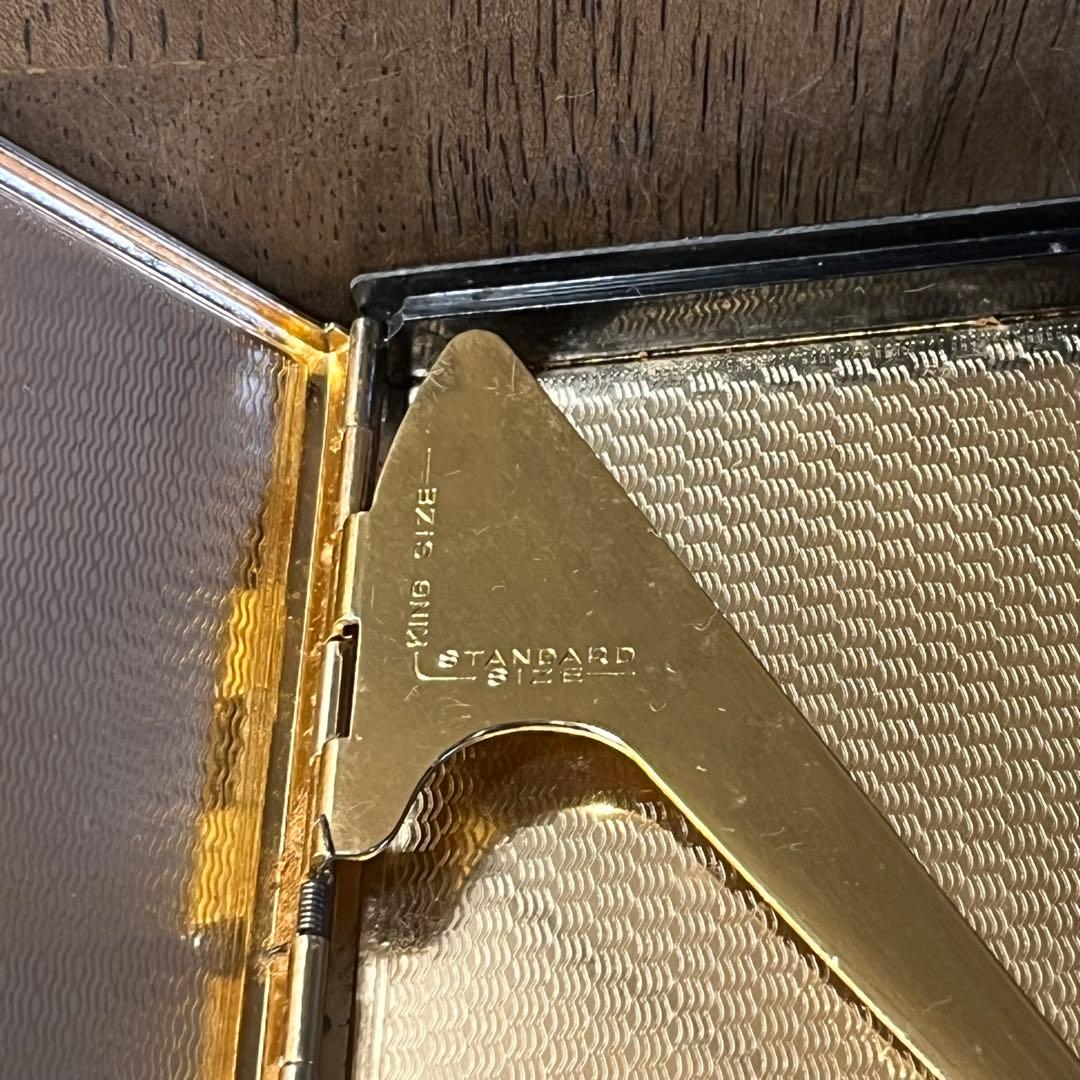 アンティーク】純金象嵌 シガレットケース ライター K24 龍 古道具 古民具