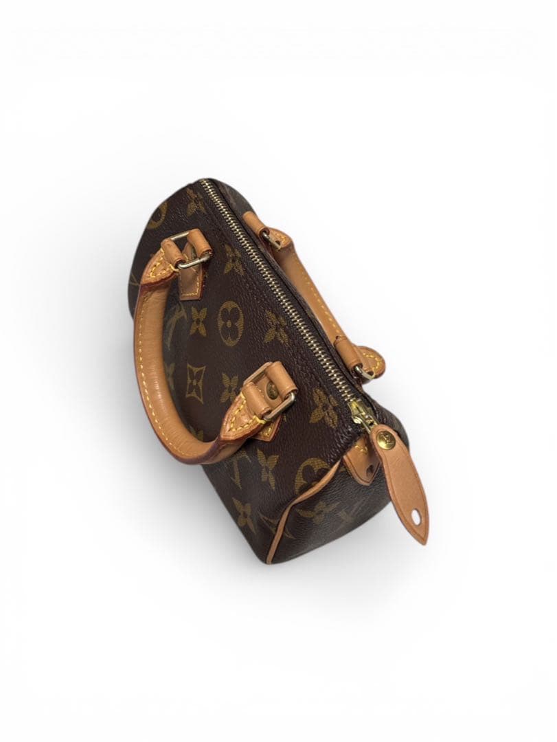 LOUIS VUITTON ハンドバッグ モノグラムミニスピーディブラウン廃盤品