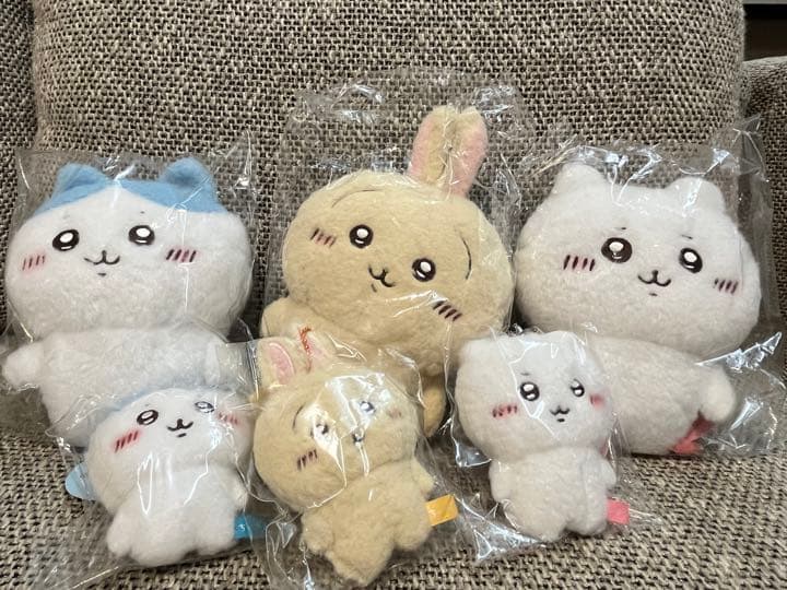 ちいかわ サンリオ 立ちポーズ ほわほわぬいぐるみS アウトレット