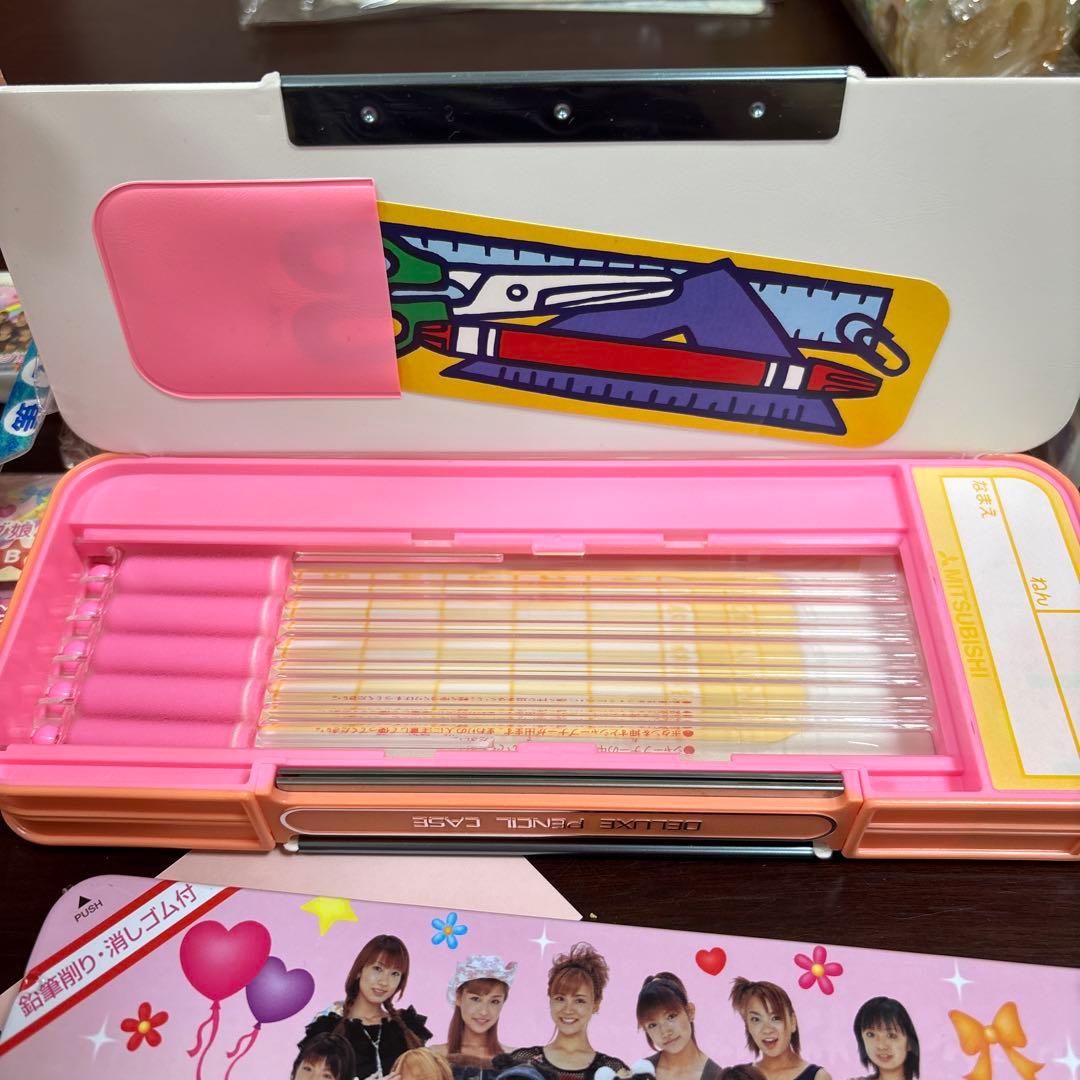 モーニング娘。デラックス筆箱 色えんぴつ 消しゴム 鉛筆セット - メルカリ