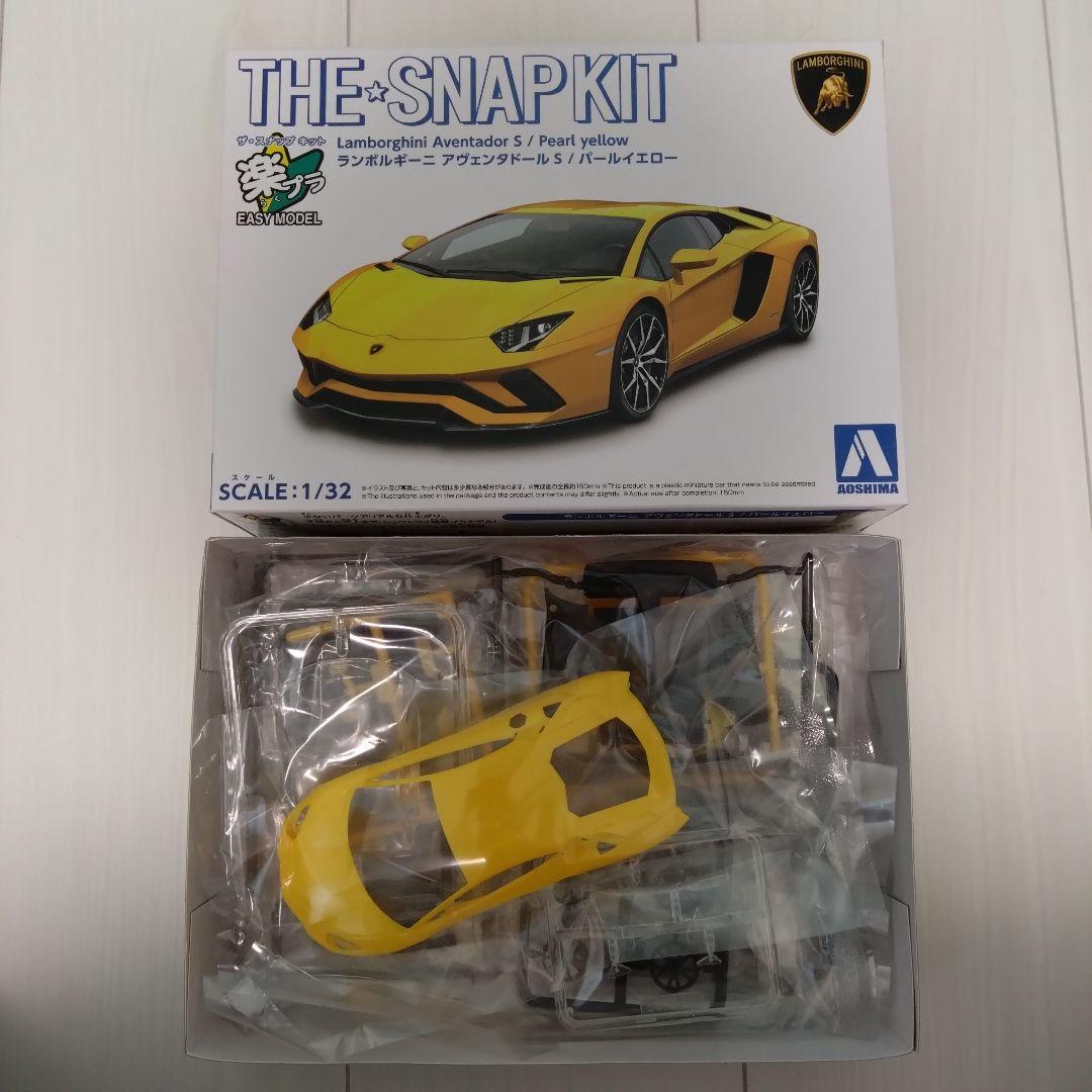 アオシマ 楽プラ ザ・スナップキット 10台 プラモデル