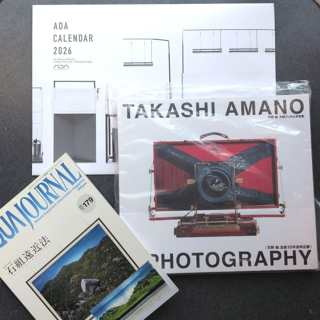 ADA 天野尚大判フィルム写真集と来年のカレンダー ADA 天野尚大判フィルム写真集と来年のカレンダー