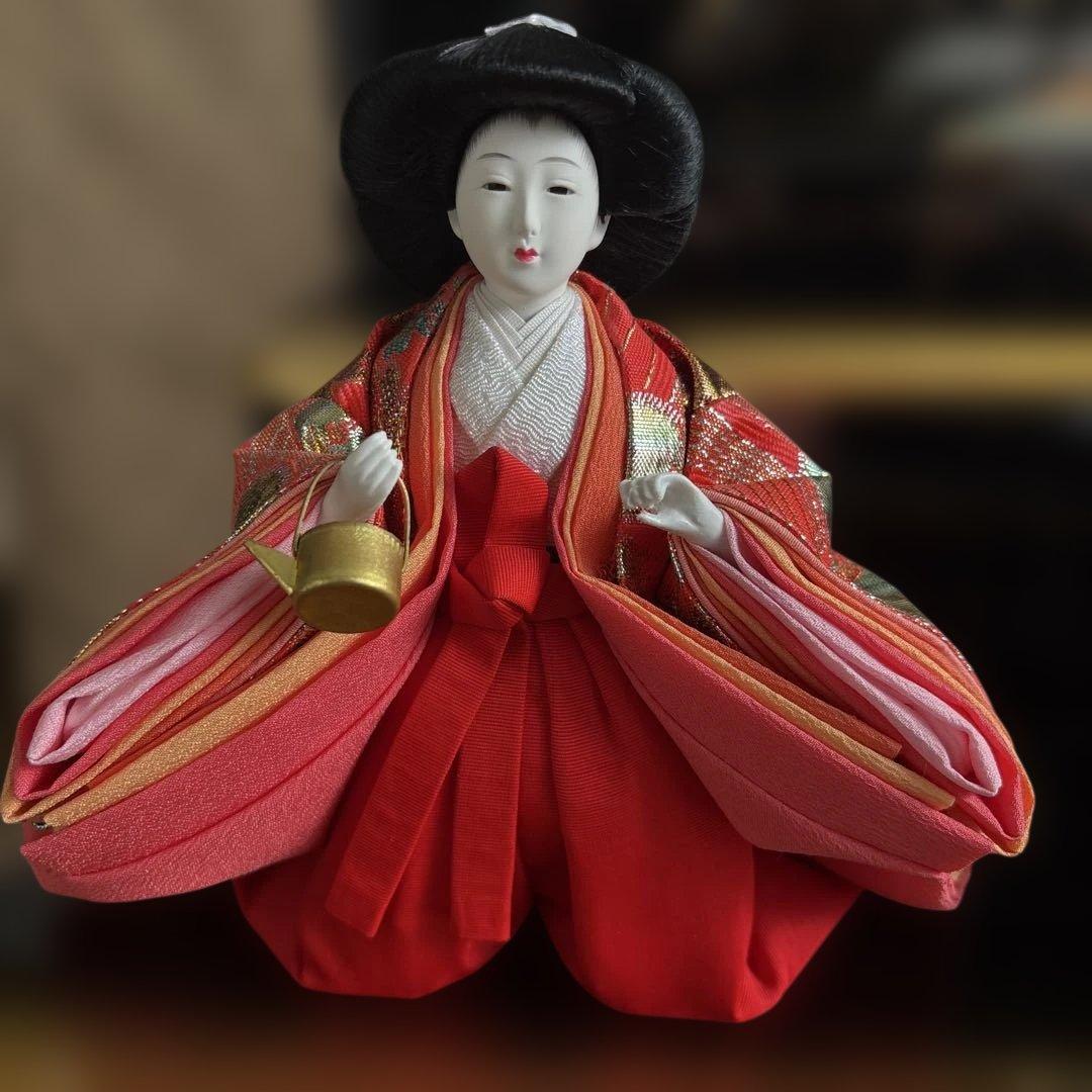 ★人形の秀月・美品★ひな人形 三段飾り（取扱説明書付き）