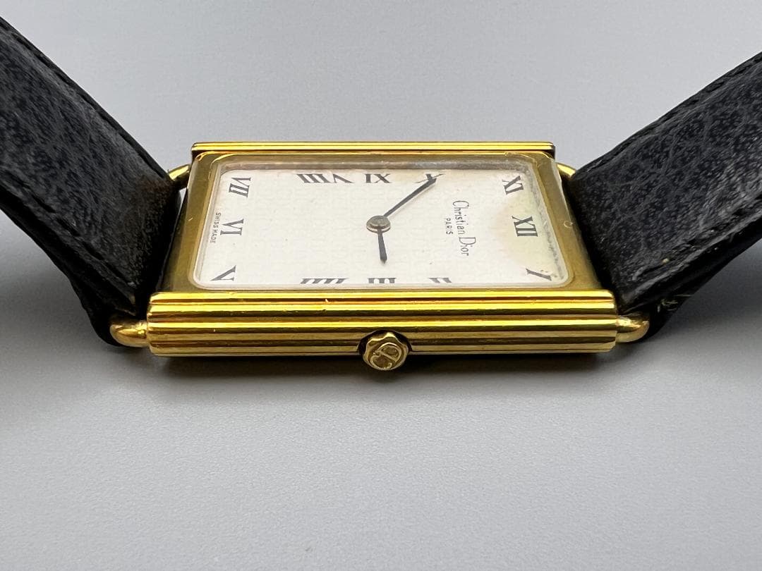 クリスチャンディオール 59.122 ホワイト クオーツ レディース 時計 不動