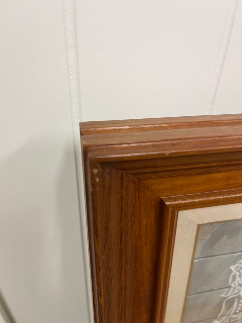 望月一雄 「落書き」 油彩　貴重　額装品