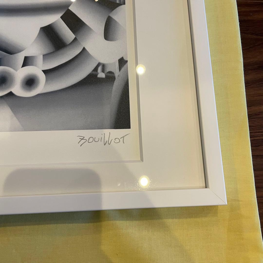 額装済geoffrey bouillot版画 - メルカリ