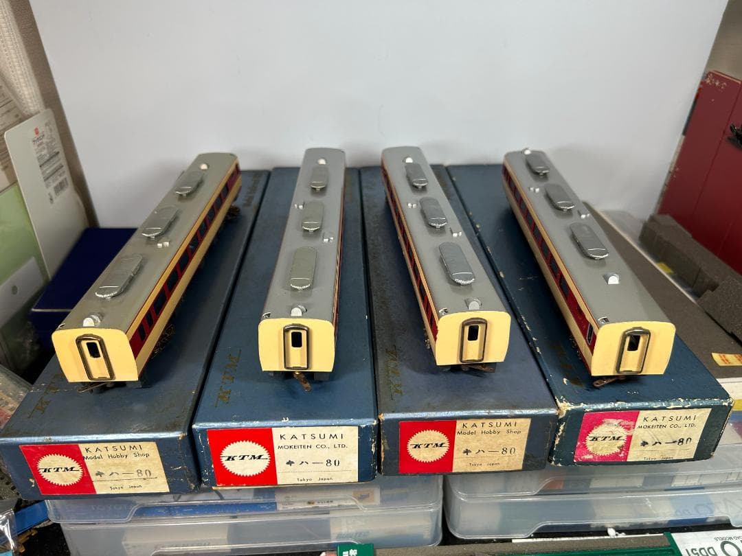 カツミ キハ82系 状態やや不良12両+不良2両 14両セット 残パーツあり