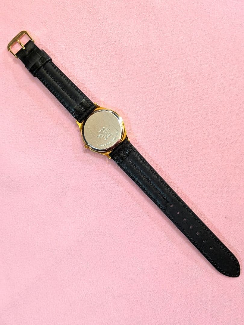 シチズン　VEGA ムーンフェイズ　デイト　稼働　新品電池　新品ベルト