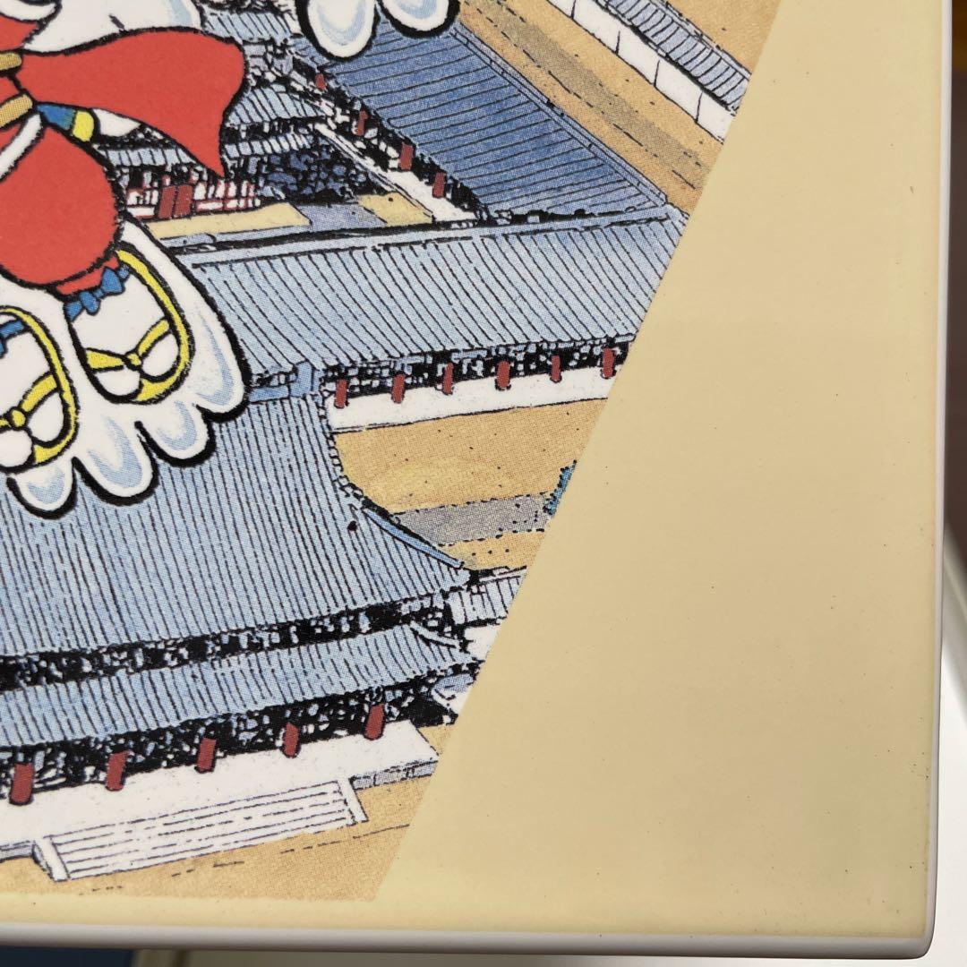 ＊忍者ハットリくん＊稚児散華陶板画・薬師寺奉賛会・箱入り・スタンド付き・