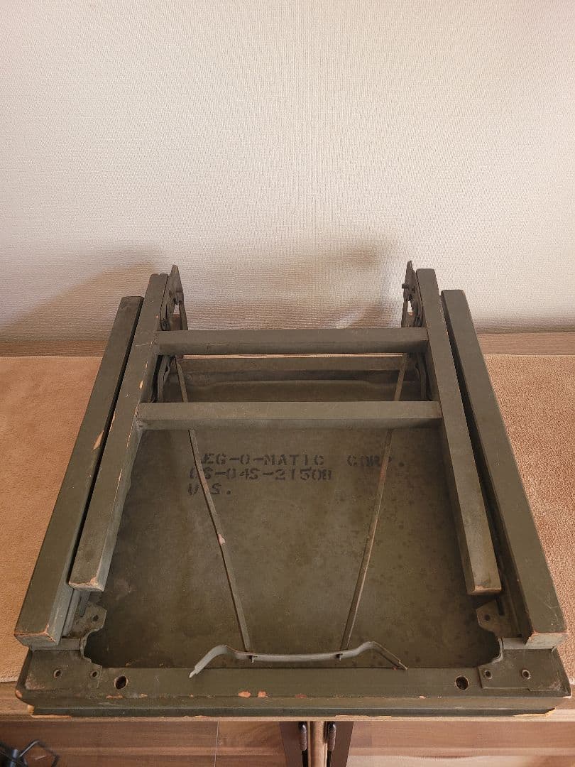 USミリタリー ヴィンテージ折り畳み椅子 1940年代