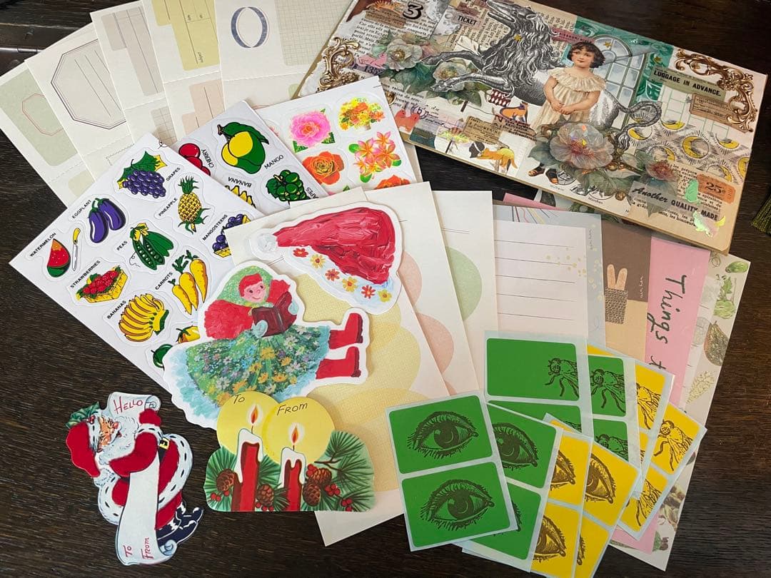 A)聖なるおすそ分けファイル　コラージュ素材　レース