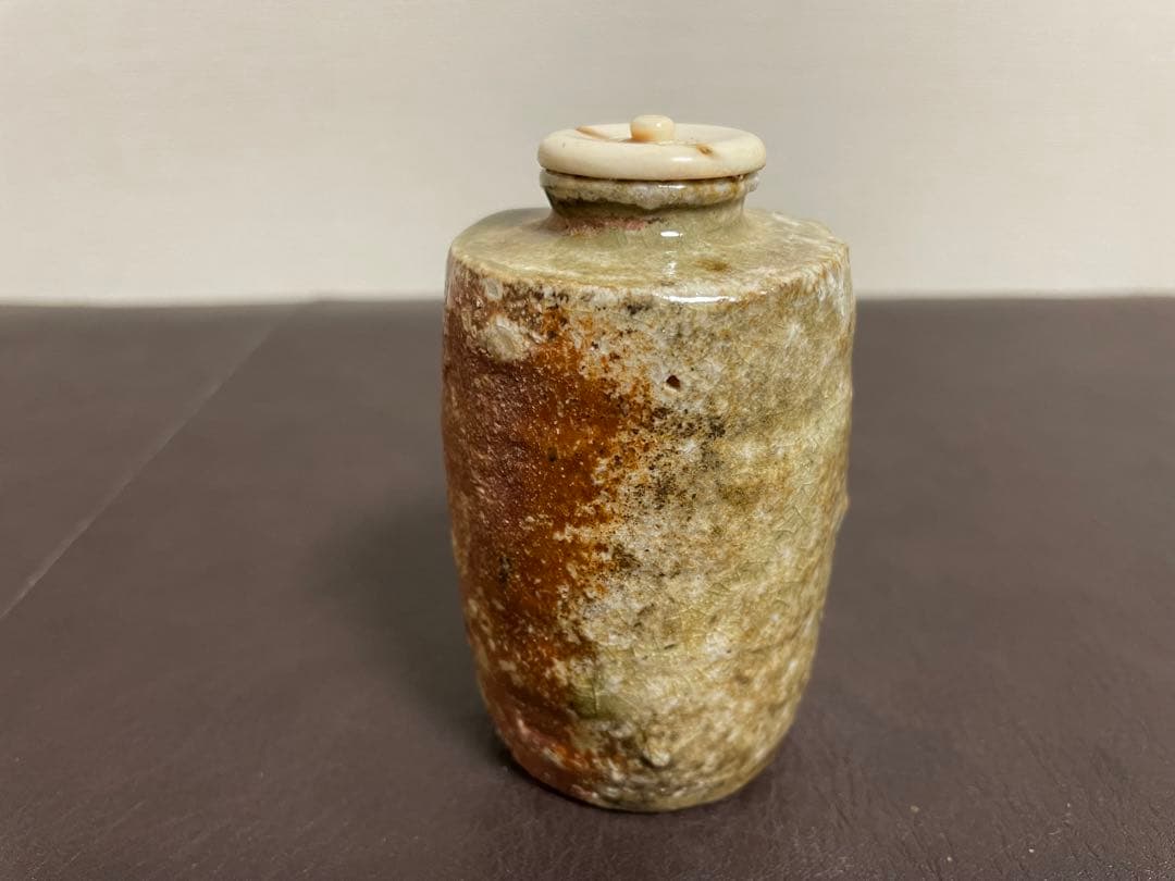 古谷道生 信楽茶入 共箱 共布 信楽焼 茶入 茶道具 - メルカリ