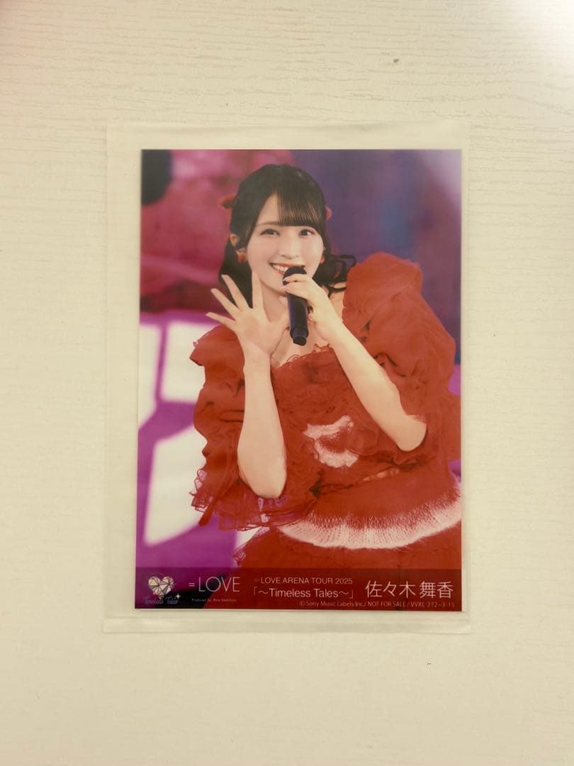 イコラブ ARENA TOUR 2025 初回生産限定盤 佐々木舞香ライブ生写真