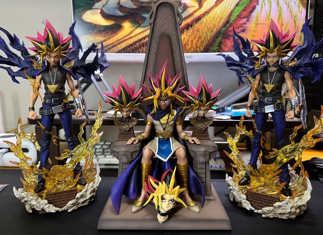 遊戯王 武藤 遊戯 ガレージキット ガレキ スタチュー①