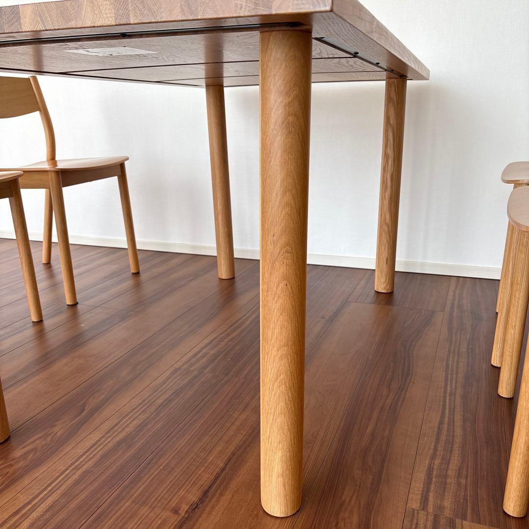 無印良品 オーク材 ダイニングテーブル